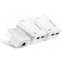 Kit powerline AV600 WiFi 300Mbps 2 Porte LAN (3 Pezzi)