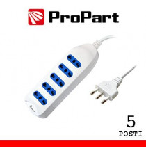 Multipresa 5pos bipasso spina16A