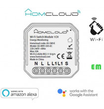 Modulo Interruttore 1 canale Wi-Fi con Monitoraggio Energia