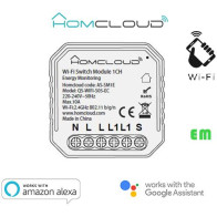 Modulo Interruttore 1 canale Wi-Fi con Monitoraggio Energia