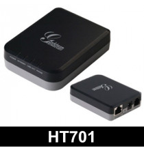 Adattatore telefonico VOIP GRANDSTREAM mod.HT701 con 1porta FXS