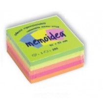 MEMOIDEA 51x51 mm colori neon assortiti - 250 fogli 