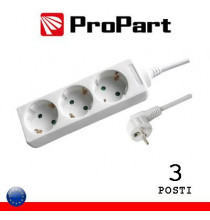 Multipresa 3pos schuko spina Schuko