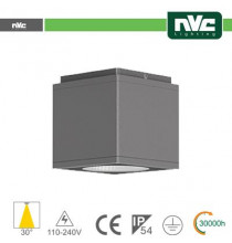 Downlight Cubo LED IP54 da soffitto - 12W 960lm 3000k 85°