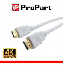Cavo HDMI 2.0 High Speed 4K 3D con Ethernet 3m SP-SP BIANCO