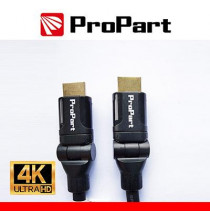 Cavo HDMI 2.0 High Speed 4K 3D Ether conn. 360° 3m SP-SP NER