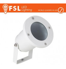 Faretto giardino orientabile picchetto ip65 gu10 Bianco