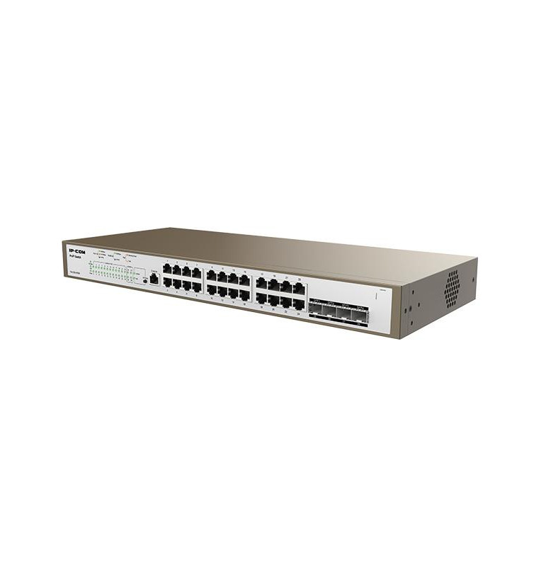 ProFi Switch 24 port Gigabit PoE + 4 SFP 410W - IP-COM