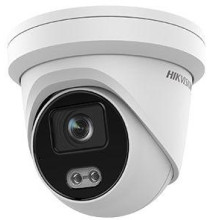 TURRET IP Hikvision 4MP, Ottica Fissa 2.8mm PoE,  COLORVU