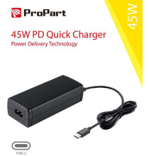 Alimentatore Type C 45W Quick charge PD desktop