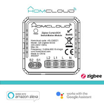 Modulo Ibrido Tapparelle o Pulsante Luci 2CH Zigbee da incas