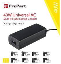 Alimentatore Universale Notebook Multi-voltaggio 40W