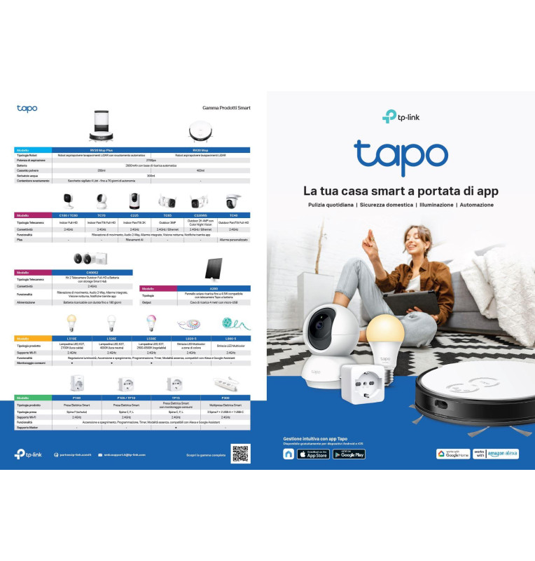 Volantino Gamma Tapo TP-LINK