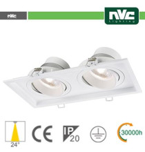 Incasso Multi lampada - 18w (2x9w) 3000k 1440lm 24°