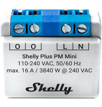 Shelly Mini Plus PM - Smart Relay 16A AC WiFi/BT + PM