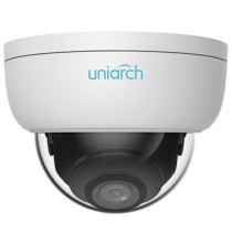 3MP Uniarch Minidome IPCamera, Ottica 2.8mm Ultra265, Ik10