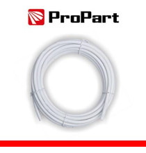 Rotolo cavo elettrico tripolare 25m H05VV-F3G 1.0mm bianco