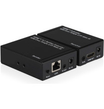 Kit TX-RX Extender HDMI, 60MT UTP, 1080p@60Hz, POE, Loop-Out