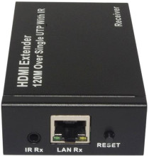 RX Extender HDMI over TCP/IP, abbinato a PET120R, 120MT 