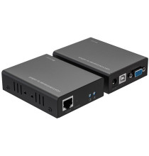 Kit TX-RX Extender VGA e USB,UTP a 300MT, 1080p@60Hz,Loopout