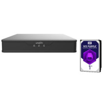 NVR Uniarch 16 Canali 8 Megapixel,16 Porte PoE,1 HardDisk 1T