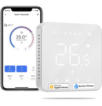 Meross Termostato da parete Smart Wi-Fi riscaldamento ad acqua Apple HomeKit