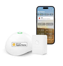 Meross KIT Sensore Allagamento Smart RF + Hub Wi-Fi Apple HomeKit