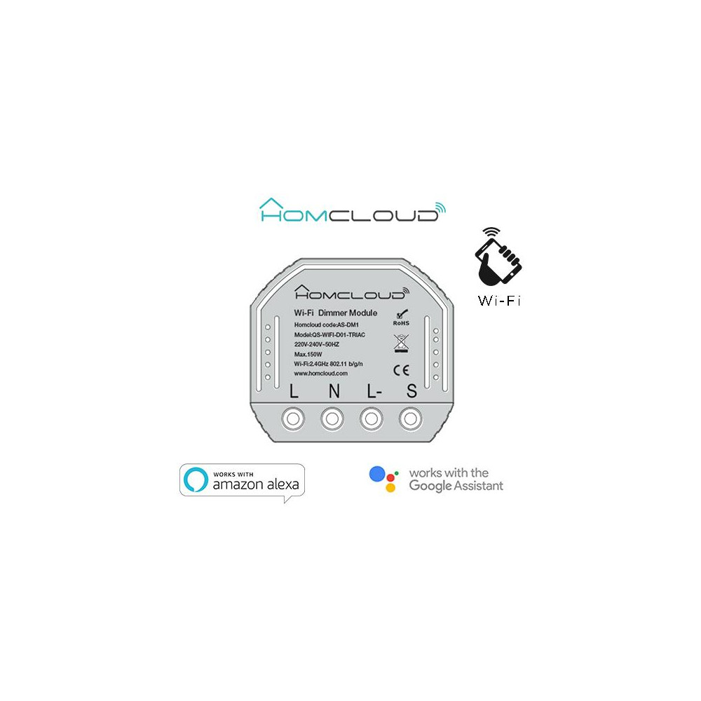 Modulo Dimmer 1CH Wi-Fi da incasso Modulo Dimmer 1CH Wi-Fi da incasso