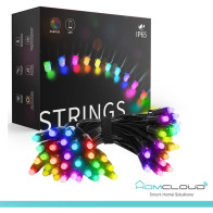 Stringa di Luci decorative a Led Smart OUTDOOR RGB-IC Wi-Fi+Bluetooth 10M IP65