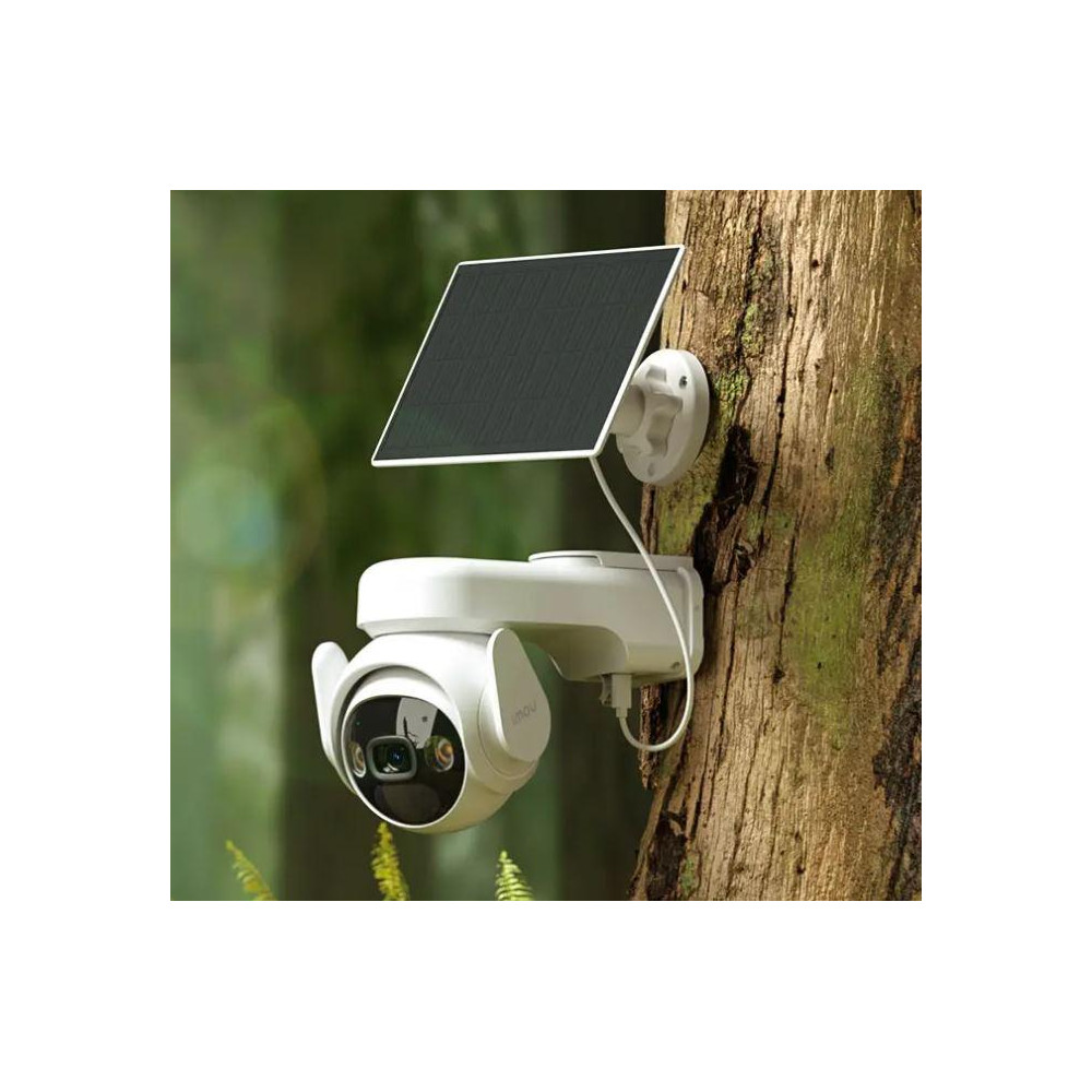 Imou Kit Telecamera Cell PT 4G 2nd a batteria 2K 3Mp OUTDOOR 360°+ pannello sol