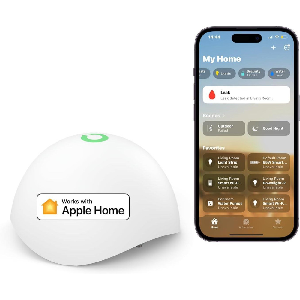 Meross Sensore Allagamento Smart RF - Apple HomeKit Meross Sensore Allagamento Smart RF - Apple HomeKit