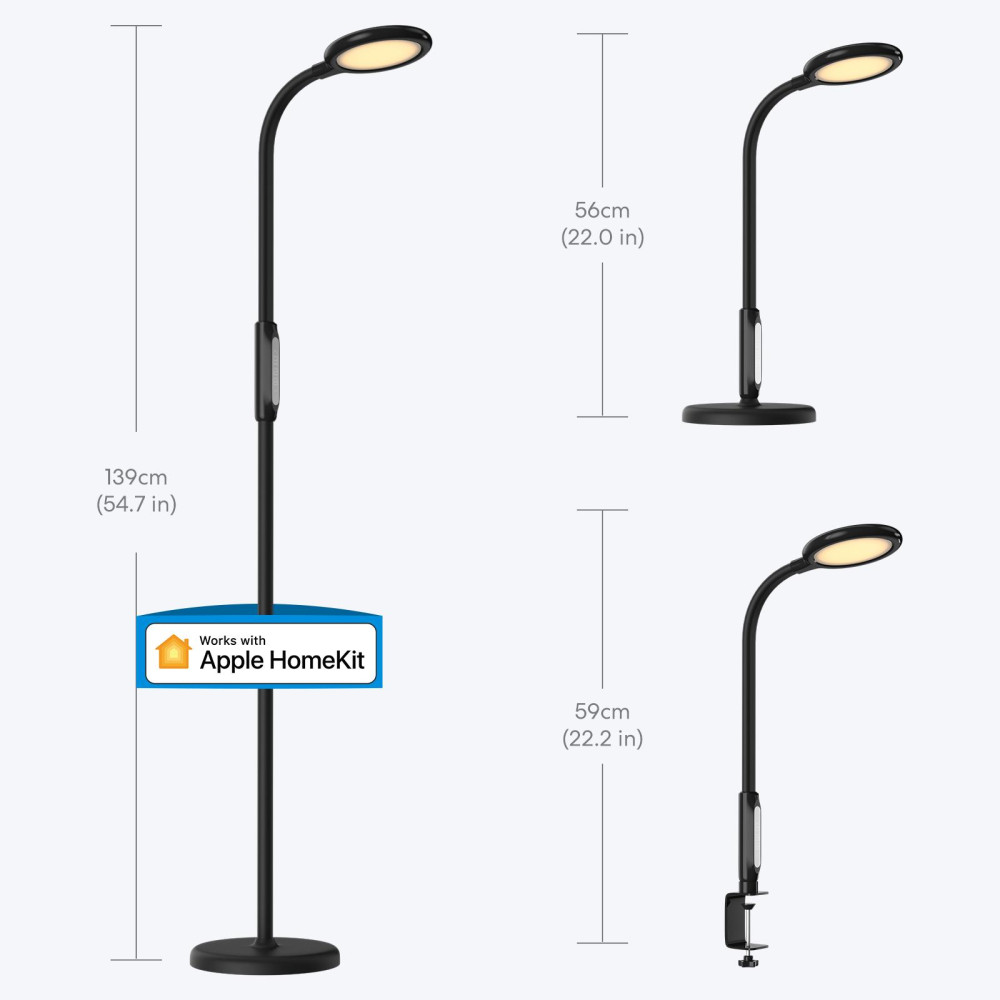 Meross Lampada da pavimento 3in1 Wi-Fi CCT Bianco dinam. dimm Apple HomeKit Meross Lampada da pavimento 3in1 Wi-Fi CCT Bianco dinam. dimm Apple HomeKit