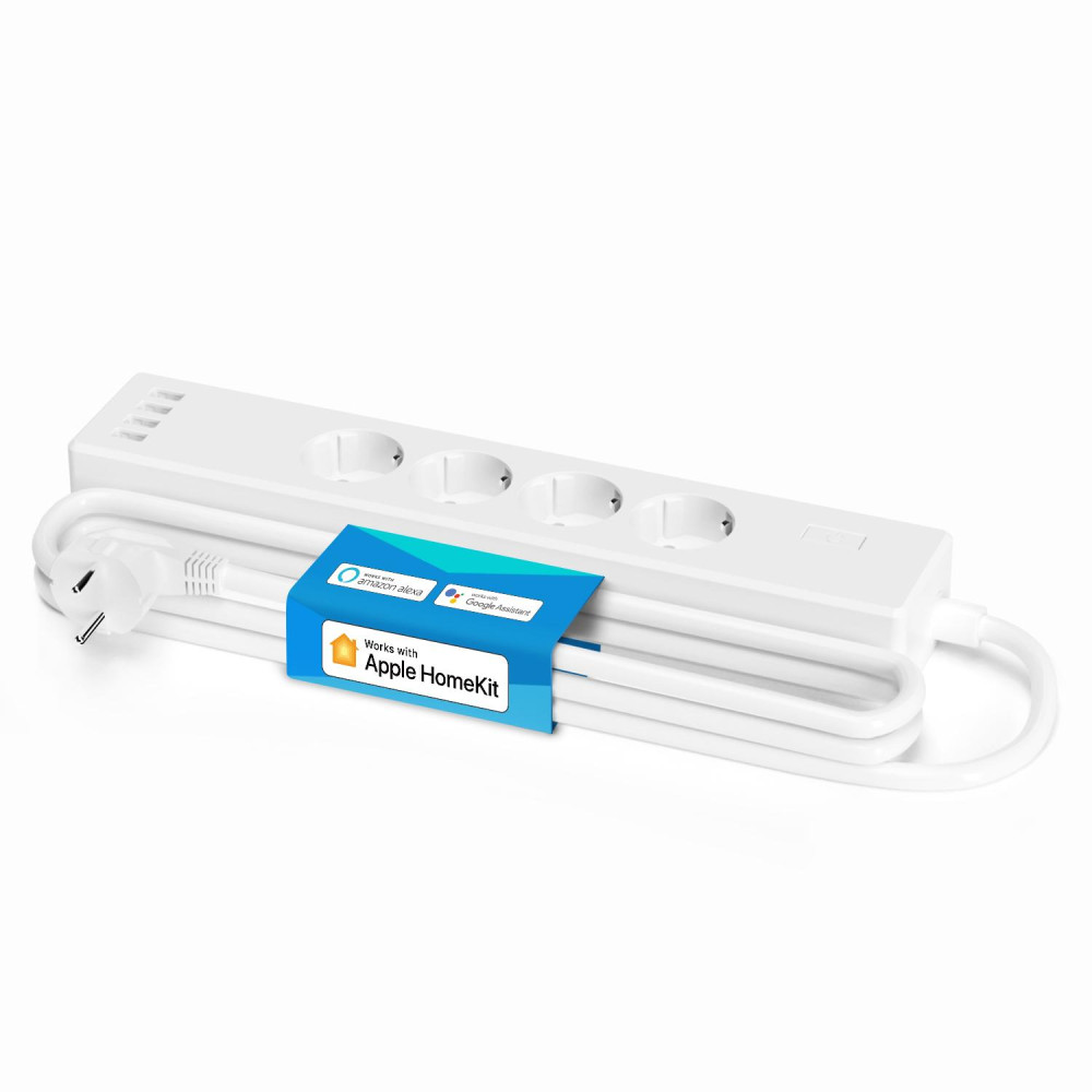 Meross Multipresa Wi-Fi Schuko 4 uscite + 4USB Apple HomeKit Meross Multipresa Wi-Fi Schuko 4 uscite + 4USB Apple HomeKit