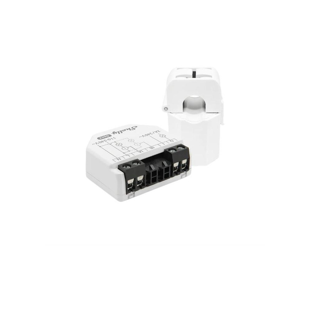 Shelly EM Gen3 - Modulo contatore energia Wi-Fi/BT + pinza amperometrica 50A