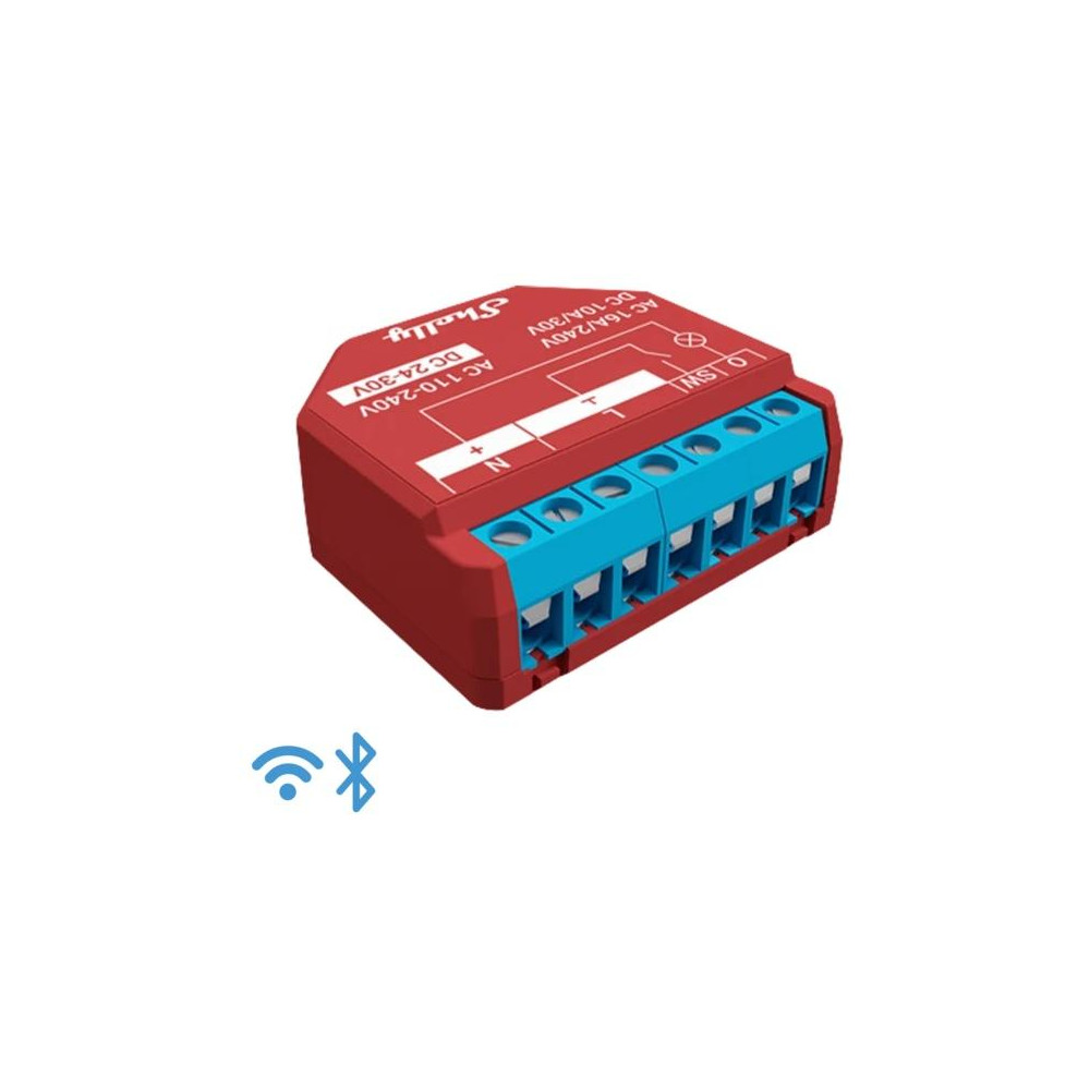 Shelly Plus 1PM - Smart Relay 16A AC/DC WiFi/BT + PM Shelly Plus 1PM - Smart Relay 16A AC/DC WiFi/BT + PM