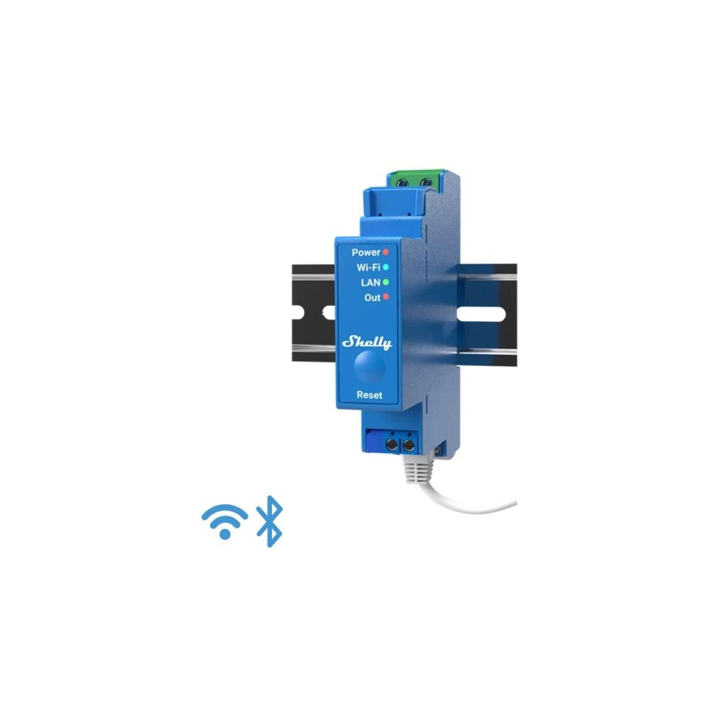 Shelly Pro 1 - IP Smart Relay DIN 1ch. LAN/WiFi/BT Shelly Pro 1 - IP Smart Relay DIN 1ch. LAN/WiFi/BT