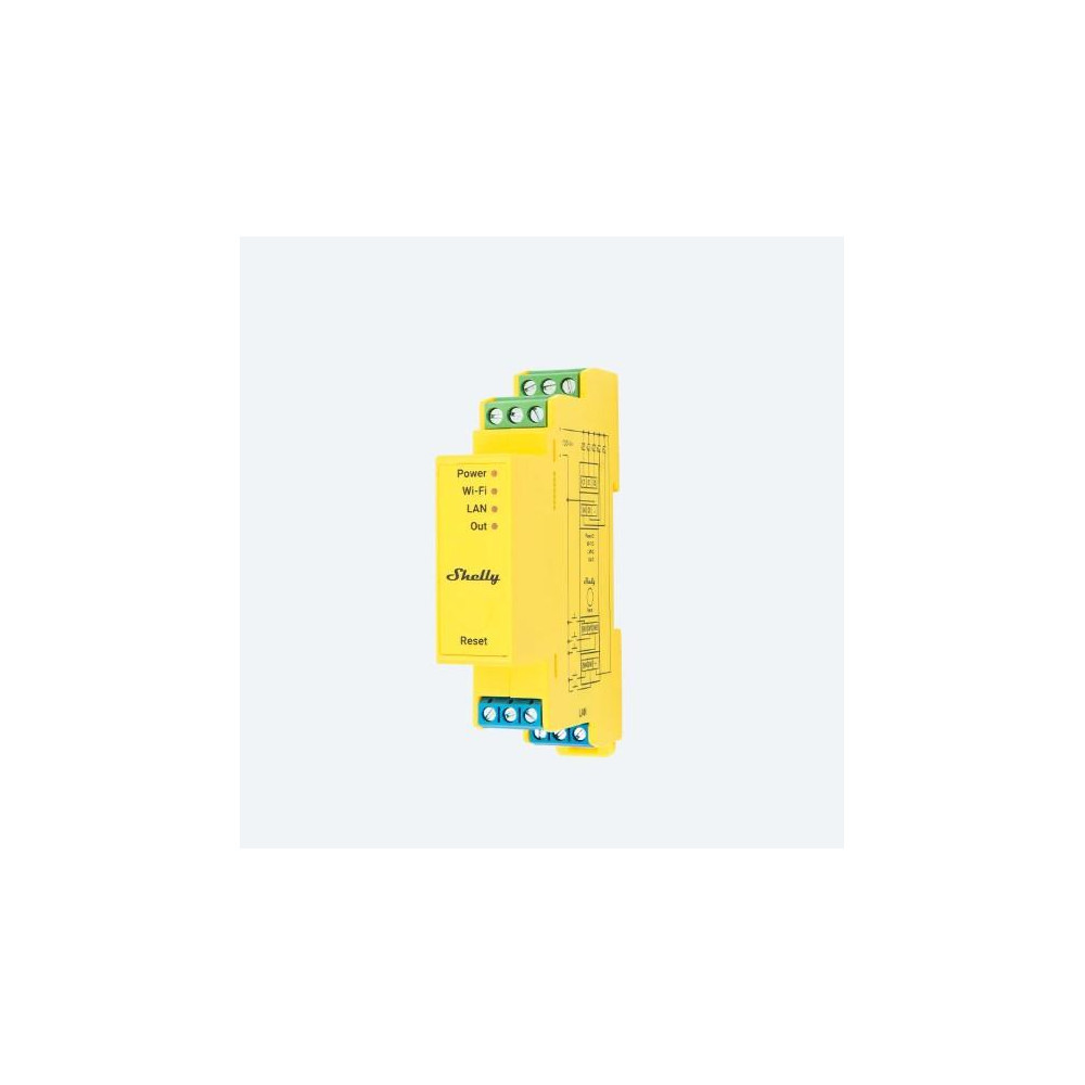 Shelly PRO RGBWW PM -  Controller Smart 5 canali (RGBWW) WI-Fi+BT+LAN DIn Rail