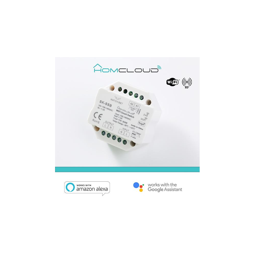 Modulo Smart Pulsante 220V AC 1CHx1.5A Wi-Fi+RF 2.4G Modulo Smart Pulsante 220V AC 1CHx1.5A Wi-Fi+RF 2.4G