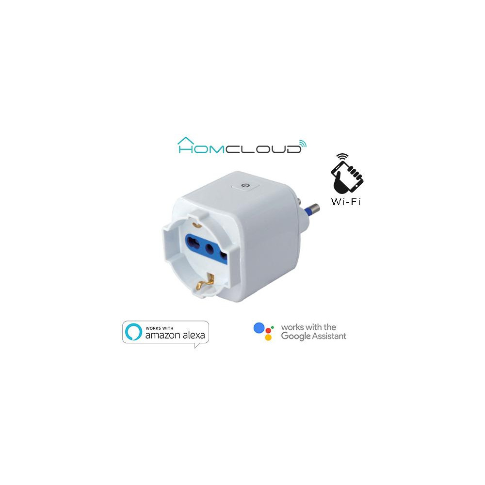 Presa Intelligente Wi-Fi 16A italiana bipasso-schuko Presa Intelligente Wi-Fi 16A italiana bipasso-schuko