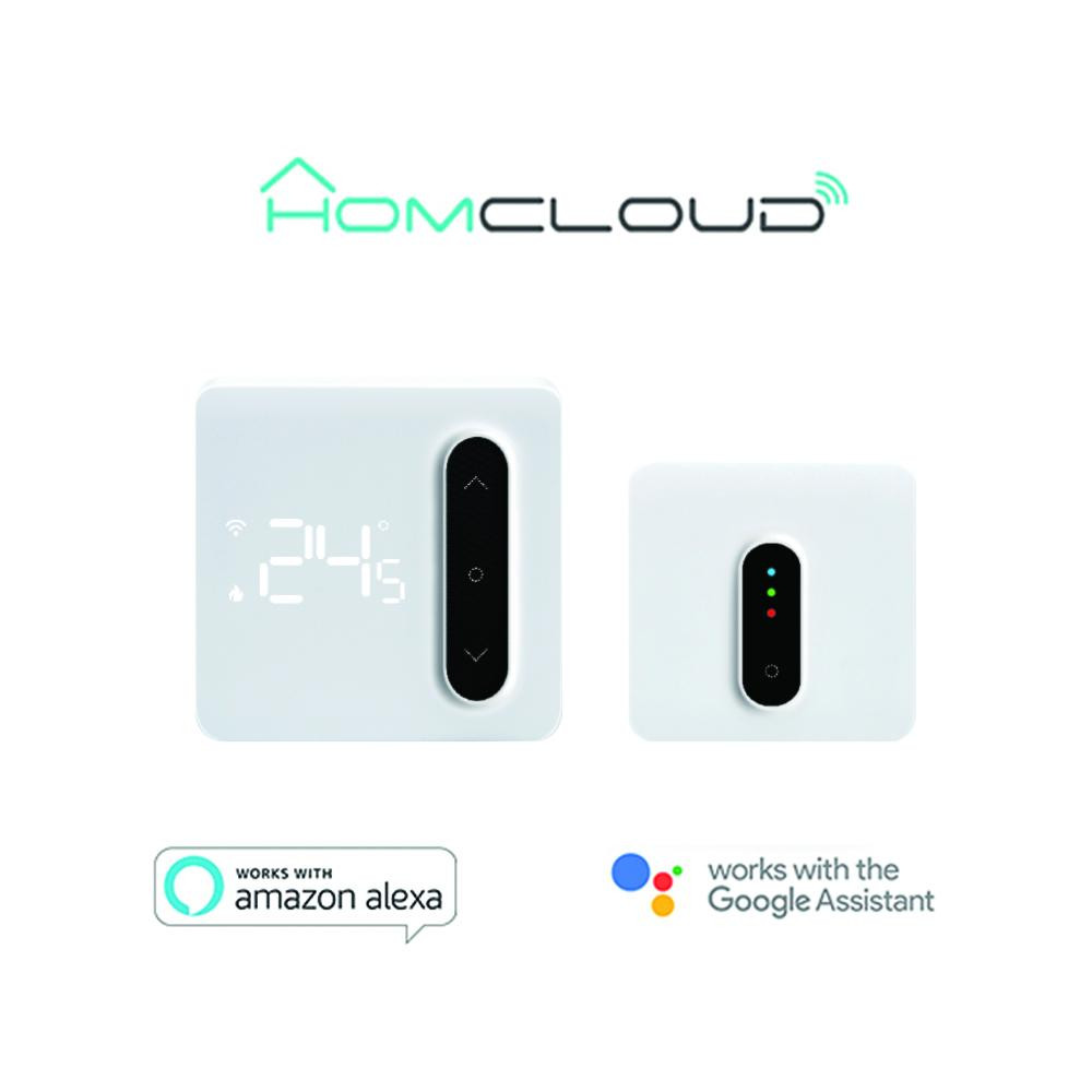 Cronotermostato digitale Smart Homcloud Wi-Fi + ricevitor RF