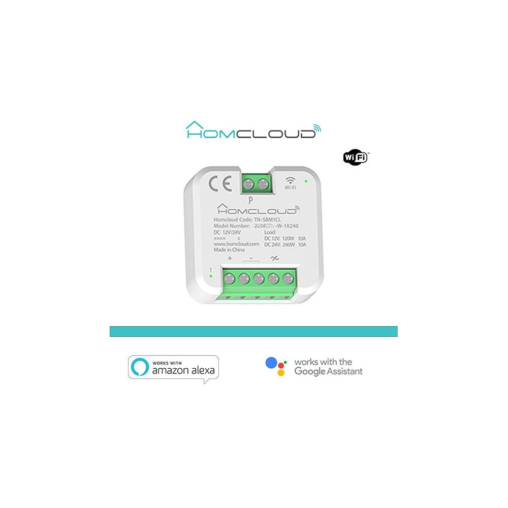 Modulo Pulsante Relè Wi-Fi 12/24V 1CH Modulo Pulsante Relè Wi-Fi 12/24V 1CH
