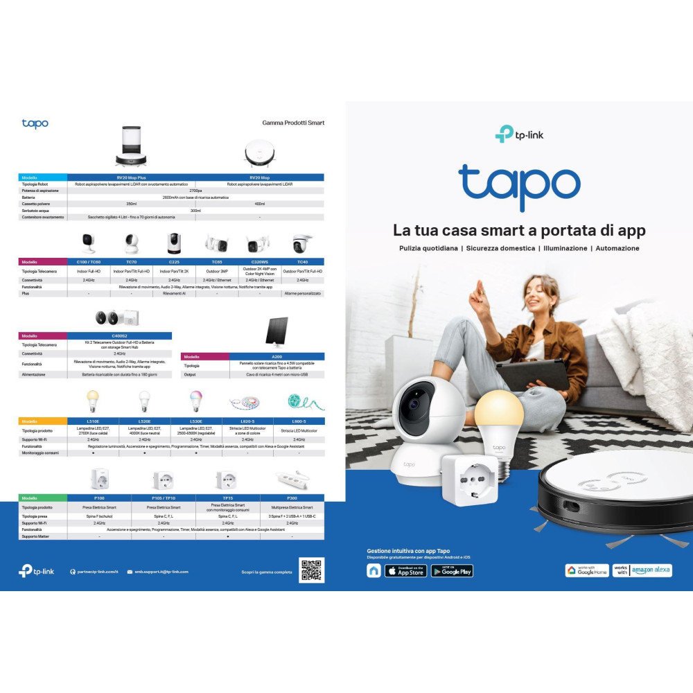 Volantino Gamma Tapo TP-LINK Volantino Gamma Tapo TP-LINK