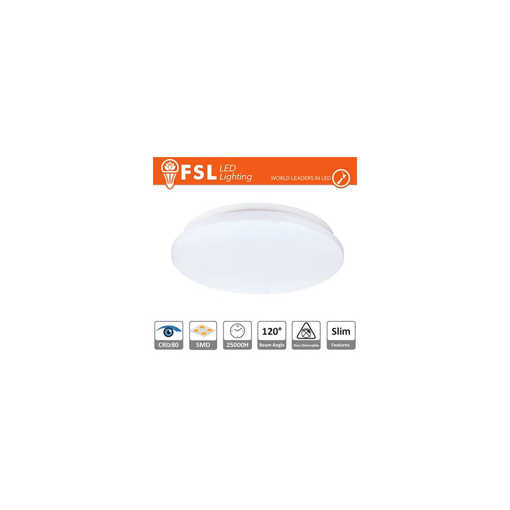 Plafoniera LED 25W 5700K 120° 38x5,5cm CRI80 Plafoniera LED 25W 5700K 120° 38x5,5cm CRI80