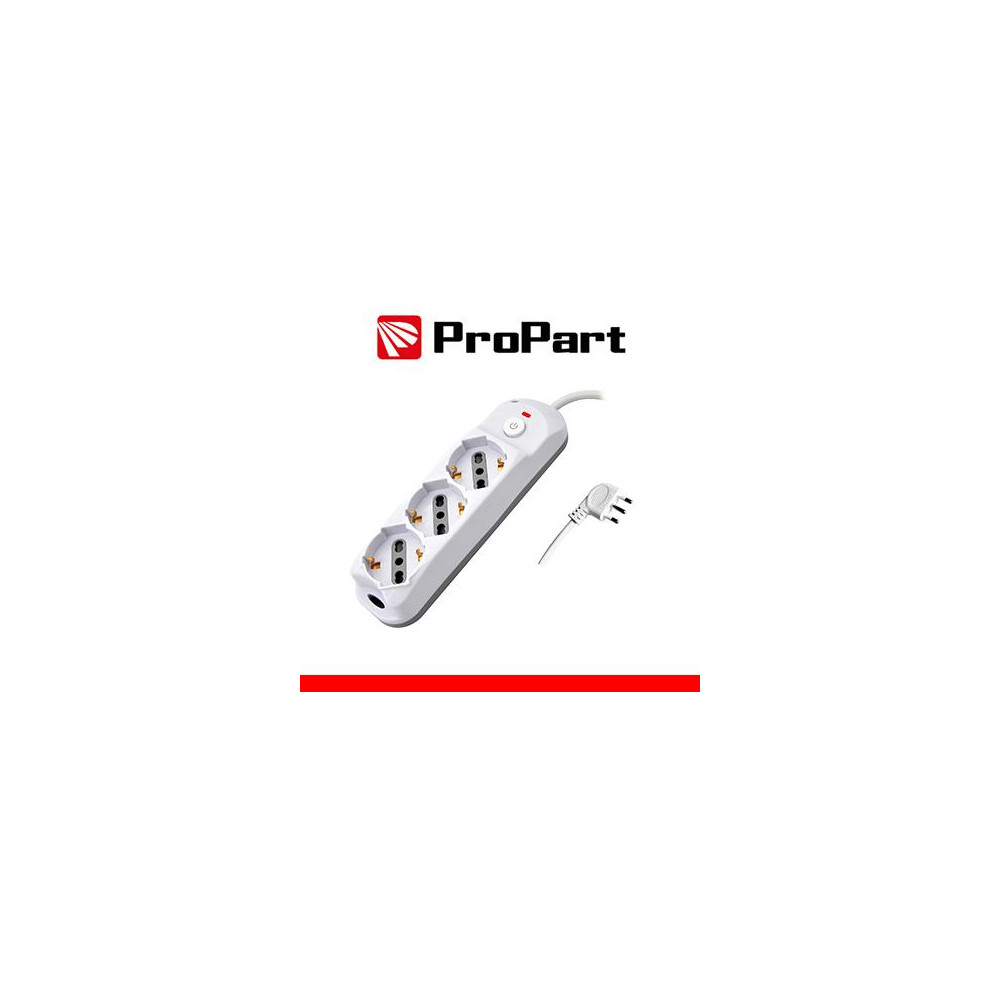 Multipresa 3pos bipasso/schuko + interrutt nuovo modello spina 16A Multipresa 3pos bipasso/schuko + interrutt nuovo modello spina 16A