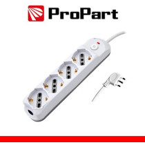 Multipresa 4pos bipasso/schuko + interrutt nuovo modello spina 16A
