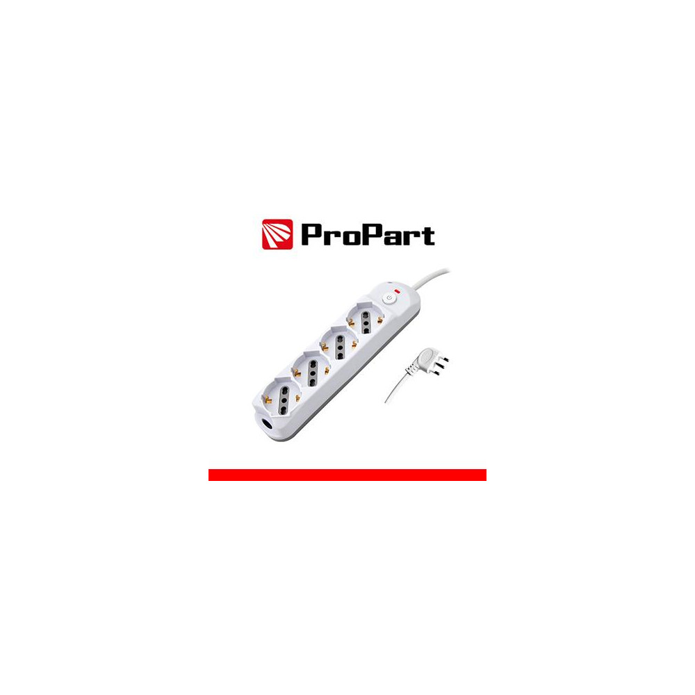 Multipresa 4pos bipasso/schuko + interrutt nuovo modello spina 16A Multipresa 4pos bipasso/schuko + interrutt nuovo modello spina 16A