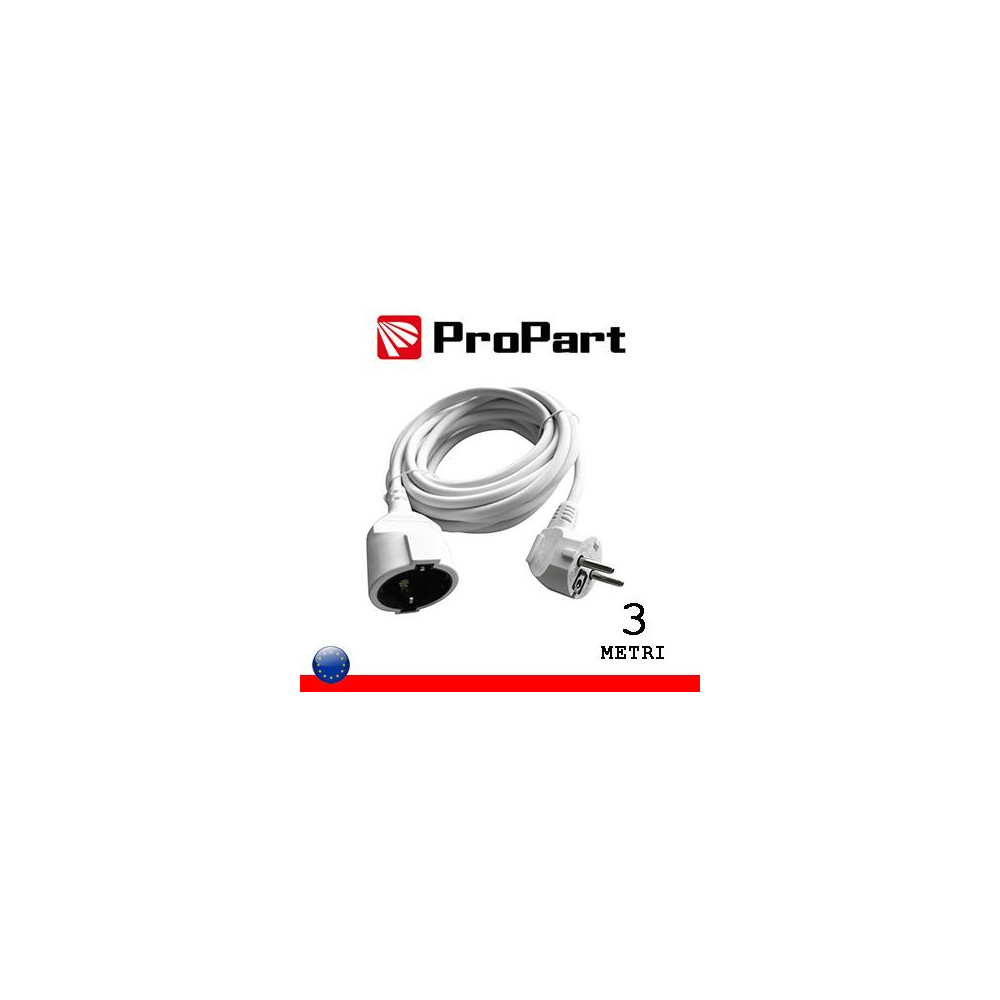 Prolunga lineare Schuko16A 3metri spina Schuko 16A Prolunga lineare Schuko16A 3metri spina Schuko 16A