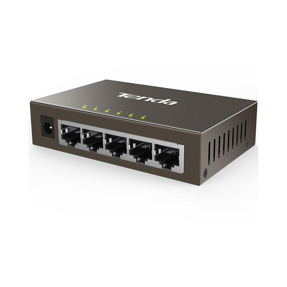 Tenda Switch 5 porte 10/100 case in metallo - TEF1005D Tenda Switch 5 porte 10/100 case in metallo - TEF1005D