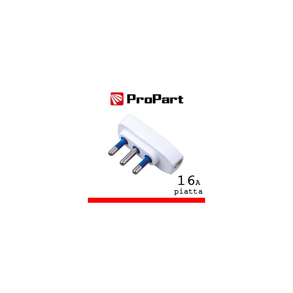 Spina 16A 2P+T piatta polybag Spina 16A 2P+T piatta polybag