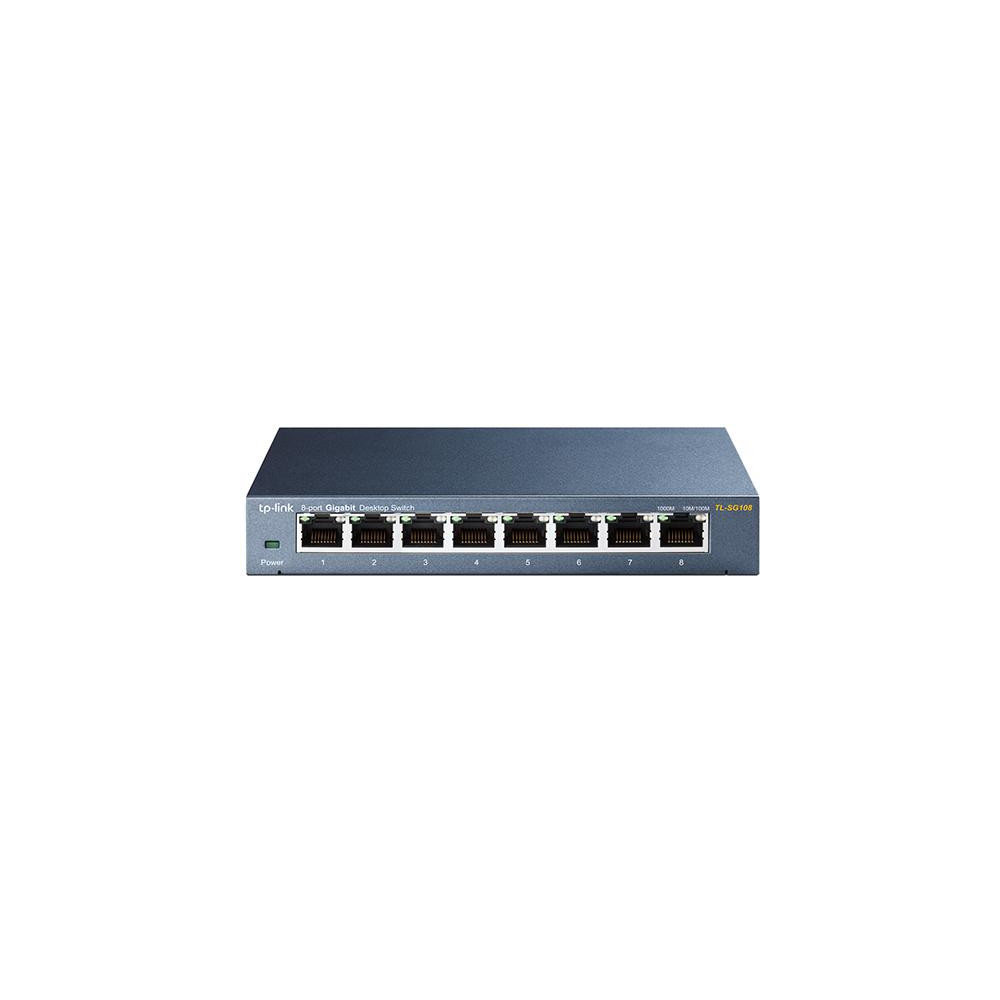 Switch 8 Porte Gigabit 10/100/1000 Mbps Plug & Play TL-SG108 Switch 8 Porte Gigabit 10/100/1000 Mbps Plug & Play TL-SG108